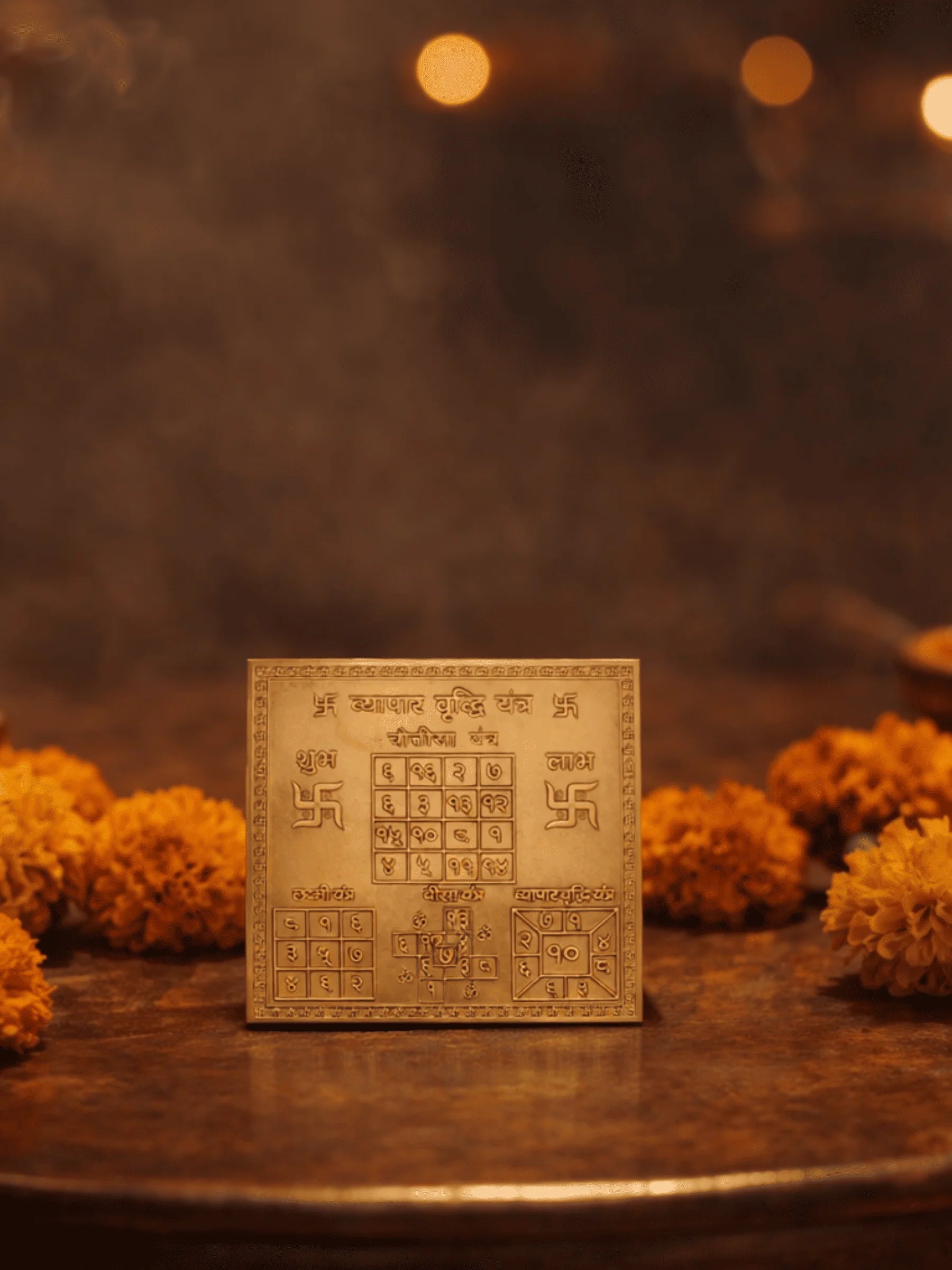 Vyapar Vriddhi Yantra – Pure Copper Sacred Plate for Business Growth & Prosperity