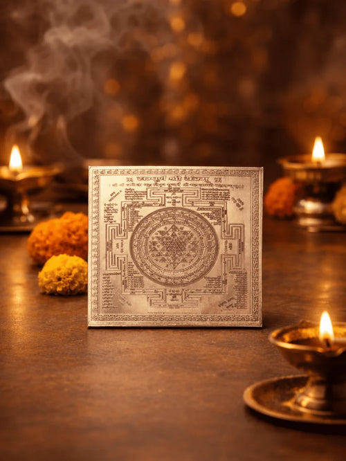 Shri Yantra – Perfect Geometrical Sacred Energy Plate for Prosperity & Positive Vibes